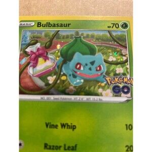 Bulbasaur - Pokémon Go Cosmos Holo Promo - SWSH231 - Pokémon Card
